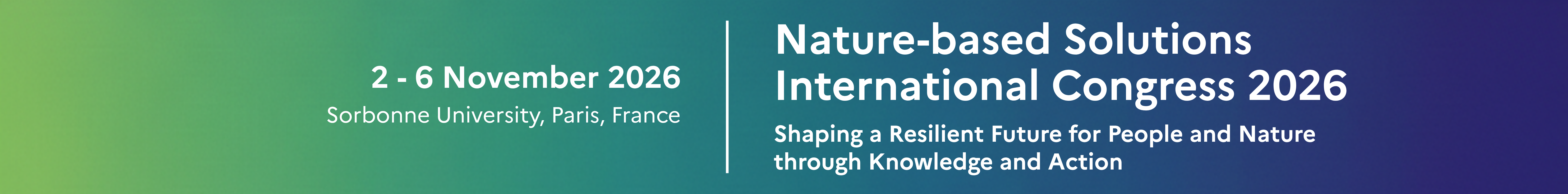 Nature-based Solutions International Congress>